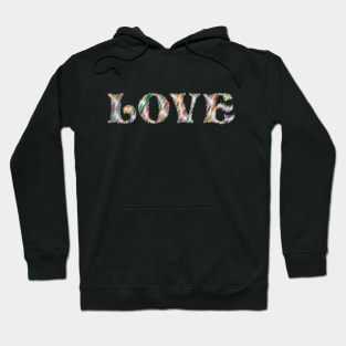 Colorful LOVE T-Shirt Design Hoodie